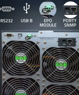 Alternative view of Qoltec 3phase UPS 10kVA 8kW LCD EPO USB online
