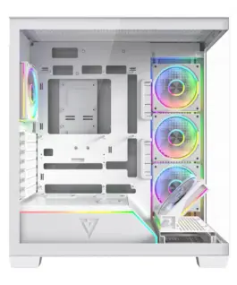 MODECOM Case VOLCANO STELLAR PLUS ARGB MIDI 5F бял