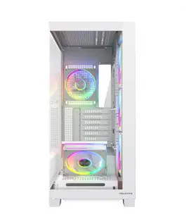 MODECOM Case VOLCANO STELLAR PLUS ARGB MIDI 5F бял