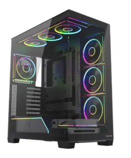 MODECOM Case PC VOLCANO STELLAR PLUS ARGB MIDI 8F черен