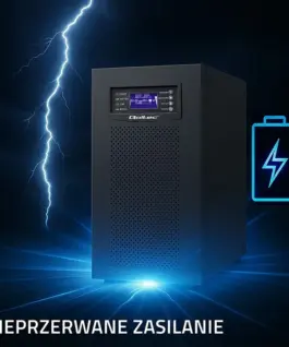 Qoltec 3phase UPS 15kVA 12kW LCD EPO USB online