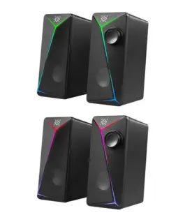Alternative view of Defender PC SPEAKERS J5 2.0 6W L ED USB черен