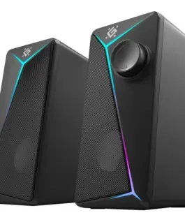 Defender PC SPEAKERS J5 2.0 6W L ED USB черен