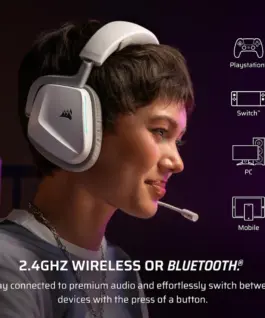 Corsair Wireless headphone Void Wireless v2 Playstation бял