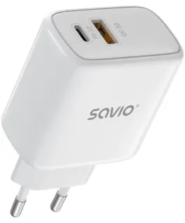 Savio зарядно LA-12 20W SAVIO бял