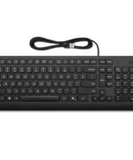 Lenovo Keyboard Essential Wiчервен черен US English