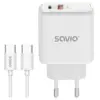Savio зарядно LA-13 20W +кабел SAVIO