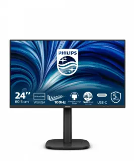 Philips Monitor 24.1 inches 24B2N3200D IPS 16:10 100Hz HDMI DP VGA Pivot