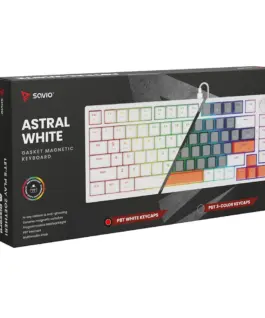 Alternative view of Savio Kayboard ASTRAL бял Jade OUTEMU бял RGB