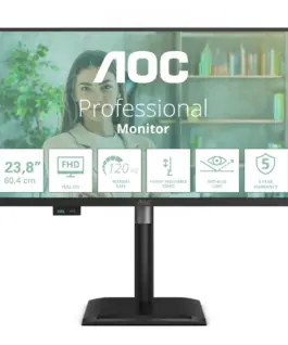 AOC Monitor 23.8 inches 24P4U IPS 120Hz HDMI DP USB-C