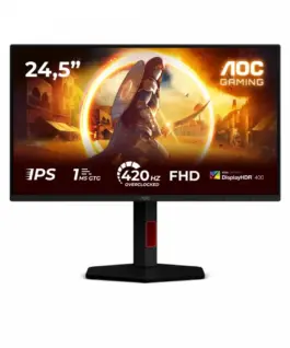 AOC Monitor 25G4KUR 24.5 cala IPS 420Hz HDMIx2 DP Pivot