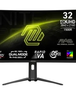 MSI Monitor MAG 321CUPDF 31.5 cala/LED/UHD/Curved/160HZ/черен