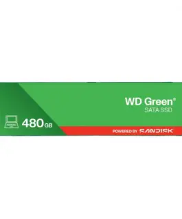 Western Digital SSD drive зелен SSD 480GB SATA M.2 2280 WDS480G3G0B