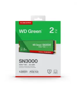 Western Digital SSD зелен 2TB M.2 2280 SN3000 NVMe PCIE4.0