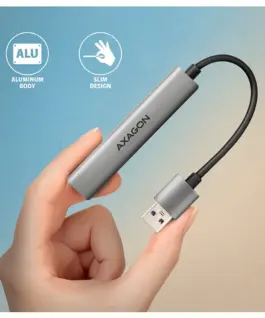 AXAGON HUE-STA HUB 4-port 1x USB 5Gbps 2xUSB2.0 +USB