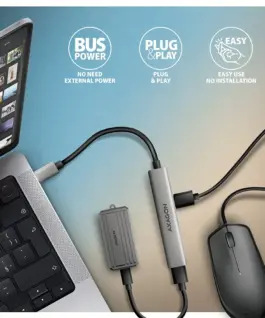 AXAGON HUE-STC HUB 4-port 1x USB 5Gbps