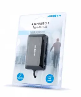 Alternative view of Gembird HUB USB-C 4xUSB 3.1