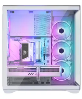 MODECOM кутия за компютър Volcano Space XL ARGB Full Tower 5 fans