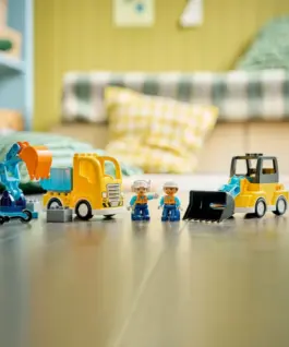 LEGO Blocks DUPLO 10475 3 in 1 Construction Vehicles