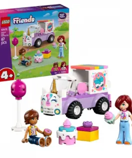 Alternative view of LEGO Blocks Friends 42675 Unicorn Cake Delivery Car