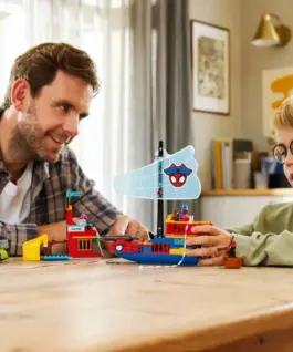 LEGO Blocks SPIDEY 11208 Team Spidey Pirate Ship