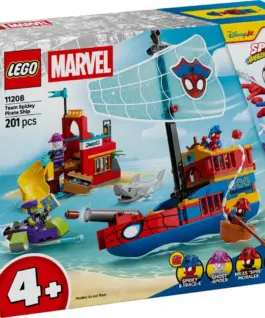 LEGO Blocks SPIDEY 11208 Team Spidey Pirate Ship