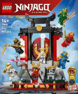LEGO Ninja Character Display 15th Anniversary