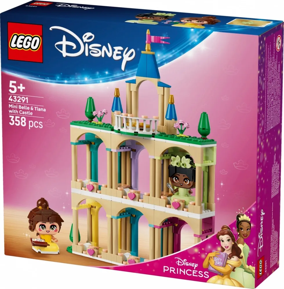 LEGO Blocks Disney 43291 Mini Belle and Tiana with Castle - Image 5