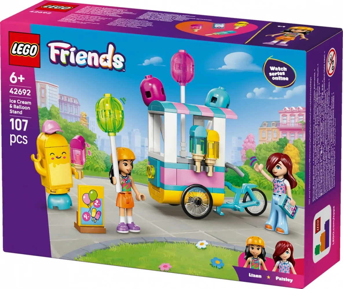 LEGO Blocks Friends 42692 Ice Cream and Balloon Stand - Image 5
