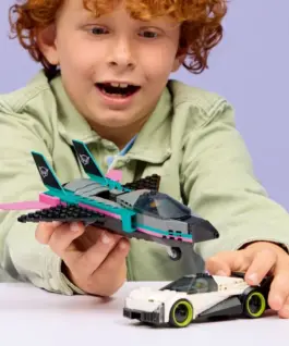 LEGO Blocks City 60489 Jet vs. Car