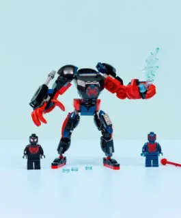 LEGO Blocks Super Heroes 76337 Miles Morales Mech vs. Spider-Man 2099