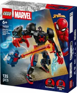 LEGO Blocks Super Heroes 76337 Miles Morales Mech vs. Spider-Man 2099