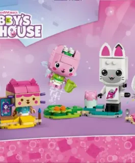 LEGO Blocks Gabbys DollHouse 11215 Gabbys Brick-Built Cat Friends