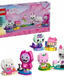 LEGO Blocks Gabbys DollHouse 11215 Gabbys Brick-Built Cat Friends