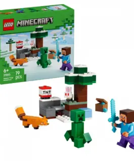 Alternative view of LEGO Blocks Minecraft 21583 Steves Taiga Adventure