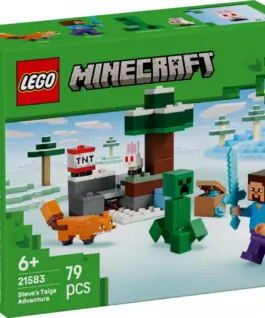 LEGO Blocks Minecraft 21583 Steves Taiga Adventure