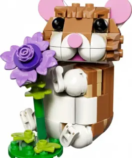 LEGO Blocks Creator 31376 Cute Hamster with a Flower