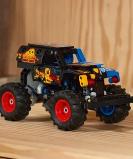 LEGO Blocks Technic 42219 Monster Jam Grave Digger Fire and Ice