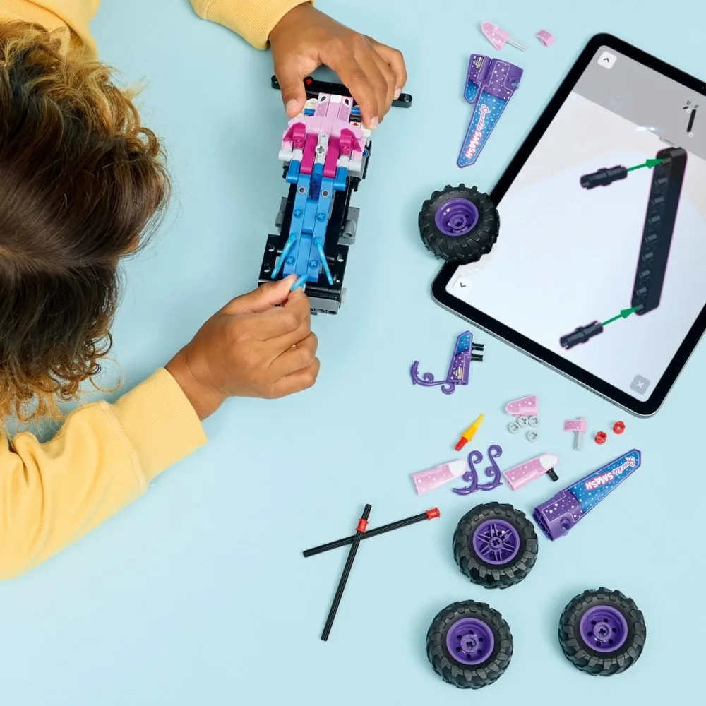 LEGO Blocks Technic 42220 Monster Jam Sparkle Smaash Pull-Back - Image 2