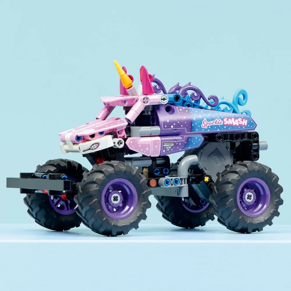 LEGO Blocks Technic 42220 Monster Jam Sparkle Smaash Pull-Back - Image 4