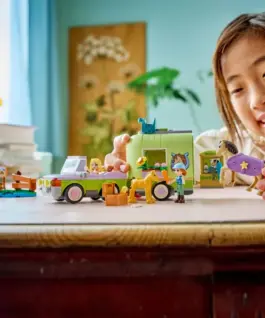 LEGO Blocks Friends 42695 Horse and Baby Foal Trailer
