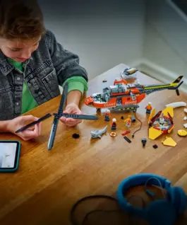 Alternative view of LEGO Blocks City 60503 Coast Guard Helicopter