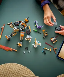Alternative view of LEGO Blocks Ninjago 71854 Coles Mission Mech and amp: Dragon Zane