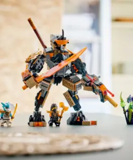 LEGO Blocks Ninjago 71854 Coles Mission Mech and amp: Dragon Zane