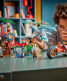 LEGO Blocks Ninjago 71857 Ninja Vehicle Tree House Battle