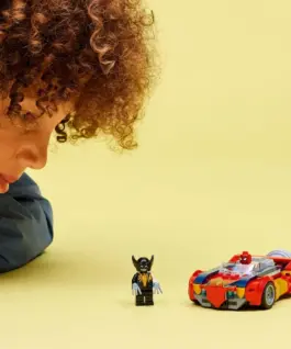LEGO Blocks Super Heroes 76336 Spider-Man Car vs. Venomized Wolverine