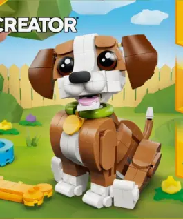 LEGO Blocks Creator 31382 Cute Animals: Playful Puppy Dog