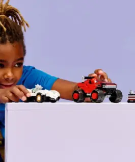 LEGO Blocks Sonic 77118 Silvers Car vs. Knuckles Monster Truck