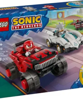 LEGO Blocks Sonic 77118 Silvers Car vs. Knuckles Monster Truck