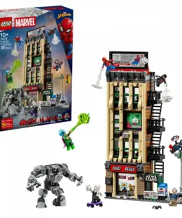 LEGO Blocks Super Heroes 76342 Spider-Man vs. Mysterio: The Daily Bugle